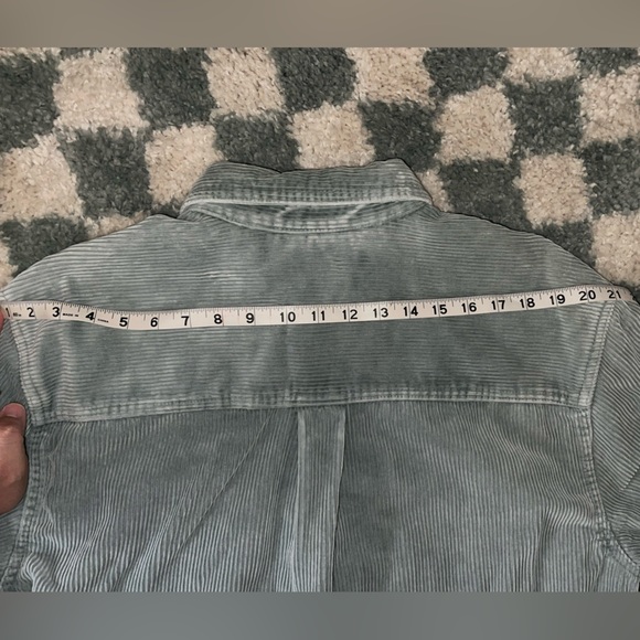 Sage Green Corduroy Shirt from Urban Outfitters - Picture 7 of 7